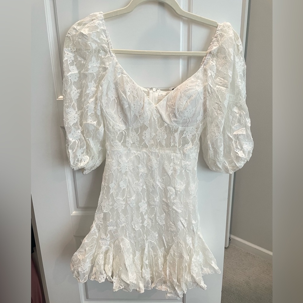 NWT Hello Molly Hollywood Walks Dress White